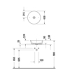 Duravit White Tulip 2362430079 Раковина чаша D430 мм, без перелива,, цвет: белый