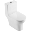 BelBagno Lounge BB8618CPR-MN/SC Унитаз моноблок с сиденьем Микролифт, цвет: белый
