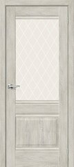 Дверь Прима-3 / Цвет Chalet Provence / Стекло White Сrystal / Двери Браво