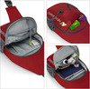 Картинка рюкзак однолямочный Nevo Rhino 8999-1-NW Plaid Red - 2