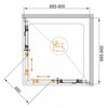 Cezares ECO-O-A-2-100-C-CR Душевой уголок, цвет: хром