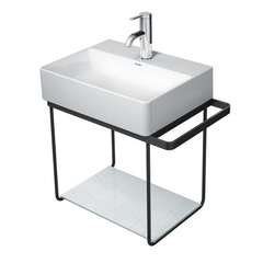 Duravit DuraSquare 31101000 Металлическая консоль подвесная 516х333 мм, для раковины 073245, Полотенцедержатель левый/правый, хром фото
