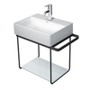 Duravit DuraSquare 31101000 Металлическая консоль подвесная 516х333 мм, для раковины 073245, Полотенцедержатель левый/правый, хром