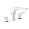 Gessi Rilievo 59011#031 Смеситель для раковины на 3 отв. с донным клапаном h=125мм, излив 154мм, цвет: хром