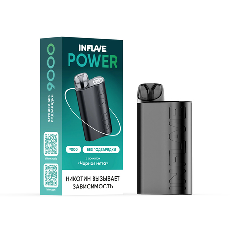 INFLAVE POWER 9000 Чёрная мята - Black mint