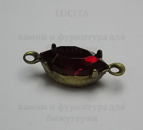 Ювелирные стразы Preciosa Ruby (10х5 мм) ()
