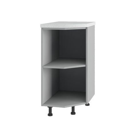 Кухня Гарда шкаф нижний торцевой угловой 850*400