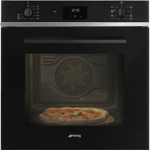 Многофункциональный духовой шкаф с функцией «Пицца» Smeg SF6400S1PZB