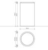 Decor Walther Universal 0610770 Корзина для белья, цвет: нержавеющая сталь