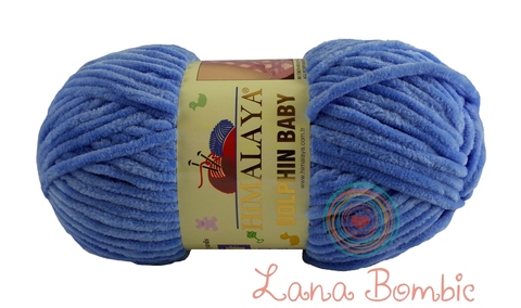 Пряжа Himalaya Dolphin Baby арт. 80327 ярко-голубой