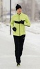Мужской утепленный разминочный костюм Nordski Base lime-black - 2