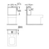 GROHE Cube 39489000 Бачок для унитаза напольного