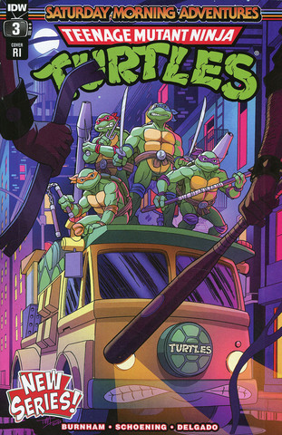 Teenage Mutant Ninja Turtles Saturday Morning Adventures Continued #3 (Cover D)
