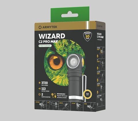Фонарь Armytek Wizard C2 Pro Max Magnet USB White