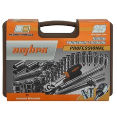 Ombra 911225 Набор головок торцевых с аксессуарами 1/2