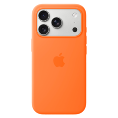 Силиконовый чехол Apple Silicone Case with MagSafe для iPhone 17 Pro, Orange