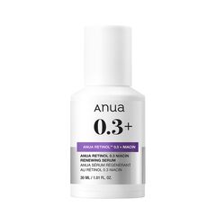 Anua Обновляющая сыворотка с ретинолом и ниацинамидом Nano Retinol 0,3% + Niacin Renewing Serum. 30 мл