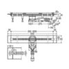 Viega Advantix Vario 721671 Душевой лоток, проп. способность 0,55-0,6 л/с, L=300-1200, монтажная высота 70-95 мм