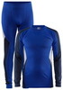 Комплект термобелья мужской Craft Core Dry Baselayer ярко-синий - 1