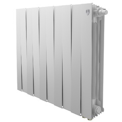 RoyalThermo PianoForte 500 VR80 Bianco Traffico, 10 секций - радиатор с подключением нижним правым