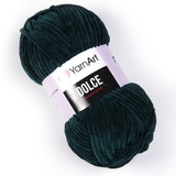 Пряжа YarnArt Dolce 774 темная зелень
