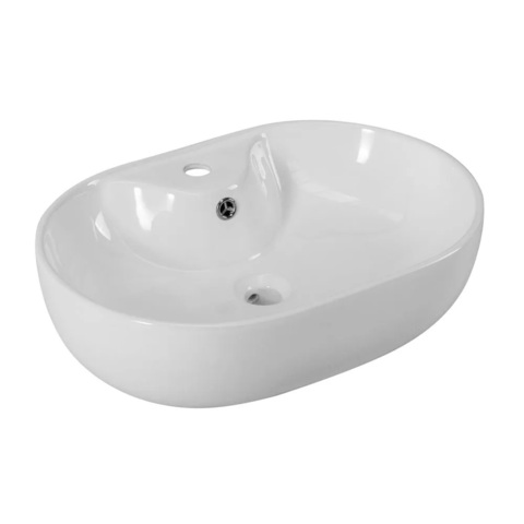 BelBagno BB1151 Раковина керамическая накладная, 42.5x60, цвет: белый