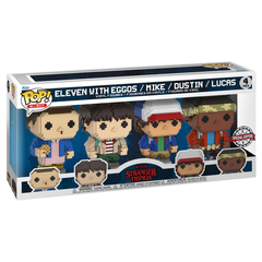 Funko POP! Stranger Things: Eleven/Mike/Dustin/Lucas (8-Bit) (Exc)
