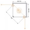 Cezares Elena ELENA-W-A-2-80-P-CR Душевой уголок, цвет: хром