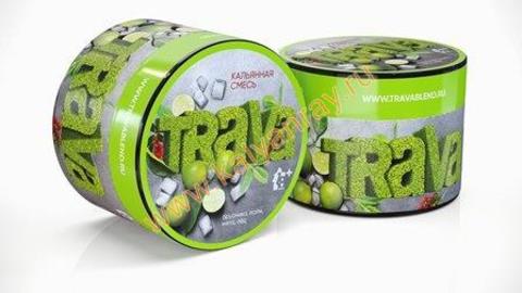 Кальянная смесь Trava - Брусника, Лайм, Мята, Лед