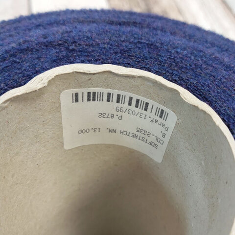 Стрейчевое букле SOFTSTRETCH 1300 синий меланж