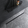 Am.Pm W01SC-S11-080-05BM MasterFlow Трап для душа линейный универс затвор Slim line 80см цвет черн мат