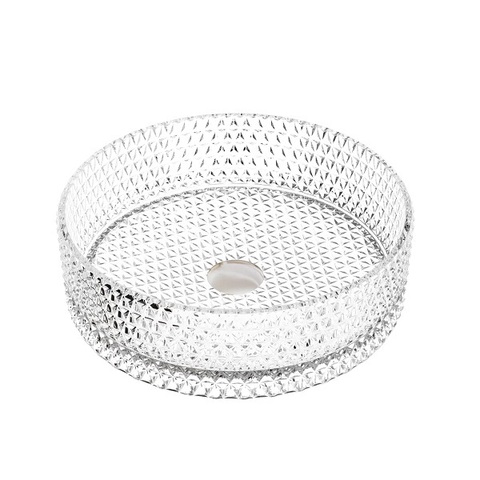 Ceramica Nova Cristal CN6062 Умывальник чаша накладная круглая, 36x36, цвет: прозрачный