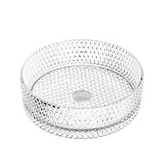 Ceramica Nova Cristal CN6062 Умывальник чаша накладная круглая, 36x36, цвет: прозрачный фото