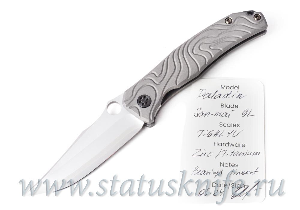 Нож Осаренко Дмитрий DOCK Paladin San Mai Titanium Zirconium