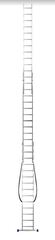 Лестница алюмин.  3секц* 14ступеней (3,97м-6,68м-9,50м) / МОНТАЖНИК