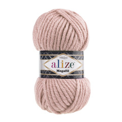 Пряжа ALIZE "Superlana Megafil" 161 пудра