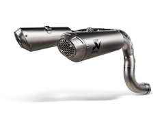 S-D10SO8-HCHNT AKRAPOVIC APPROVED TITANIUM SLIP-ON SILENCERS (P V2, SF V2)