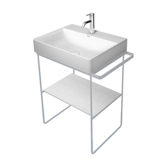 Duravit DuraSquare 31151000 Консоль металлическая напольная регулировка по высоте + 50 мм, для # 235312 пол.дер. справа/слева цвет Хром фото