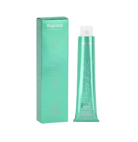 Hyaluronic Acid HY 6.8 Темный блондин капучино  Крем-краска для волос с Гиалуроновой кислотой 100мл (Kapous) — фото 3