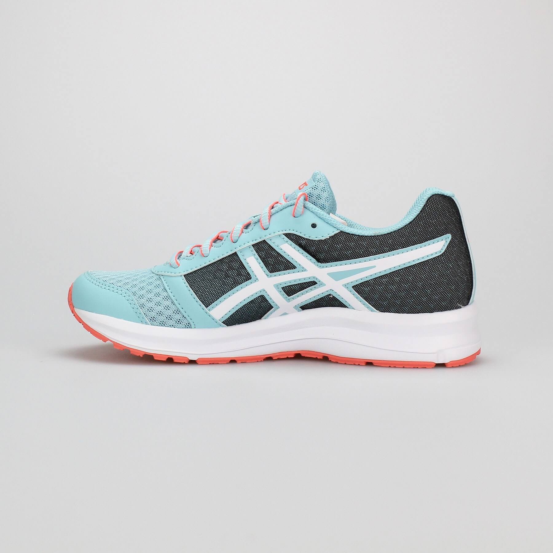 Asics Patriot 9 GS кроссовки для бега детские голубые-серые - 5