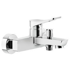 Gessi Rilievo 59013#031 Смеситель для ванны настенный, излив 153мм, с автоматическим переключателем ванна-душ, цвет: хром фото
