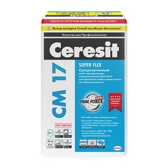 Клей плиточный высокоэластичный универсальный // С2 ТЕ S1 // Ceresit CM 17 // 25кг
