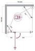 BelBagno Kraft KRAFT-A-12-80-C-CR-R Душевой уголок, 80x80, цвет: хром
