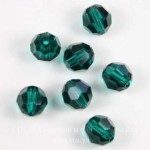 5000 Бусина - шарик с огранкой Сваровски Emerald 4 мм, 5 штук