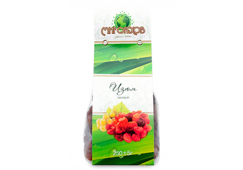 Изюм малаяр "Мир Орехов", 250г