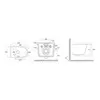 TECE 9700998P Унитаз подвесной TECEspring R, в усиленной упаковке