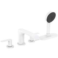 Hansgrohe Vivenis 75444700 Смеситель на борт ванны, белый матовый фото