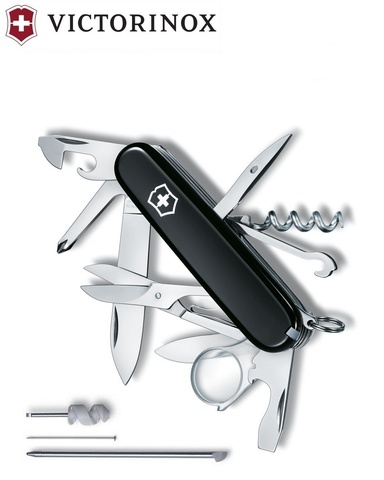 Нож складной Victorinox Explorer Black, 91 mm (1.6705.3)