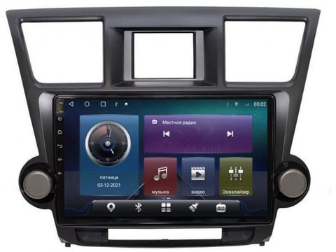 Магнитола для Toyota Highlander (2008-2013) Android 11 4/64GB QLED DSP 4G модель CB-3011TS18
