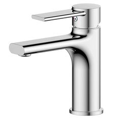 Смеситель для раковины, РМС, корот изл, с картриджем, хром, SL130-001F